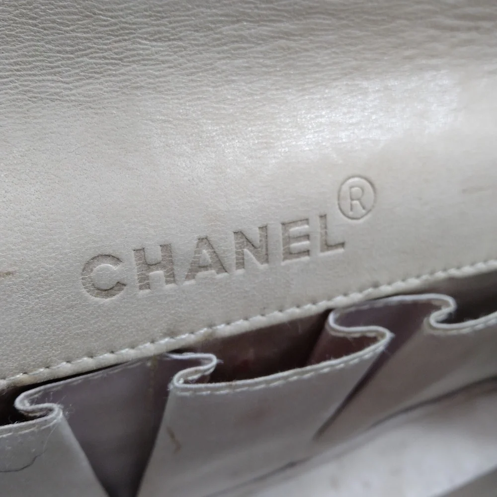 Chanel East West Canvas Shoulder Bag